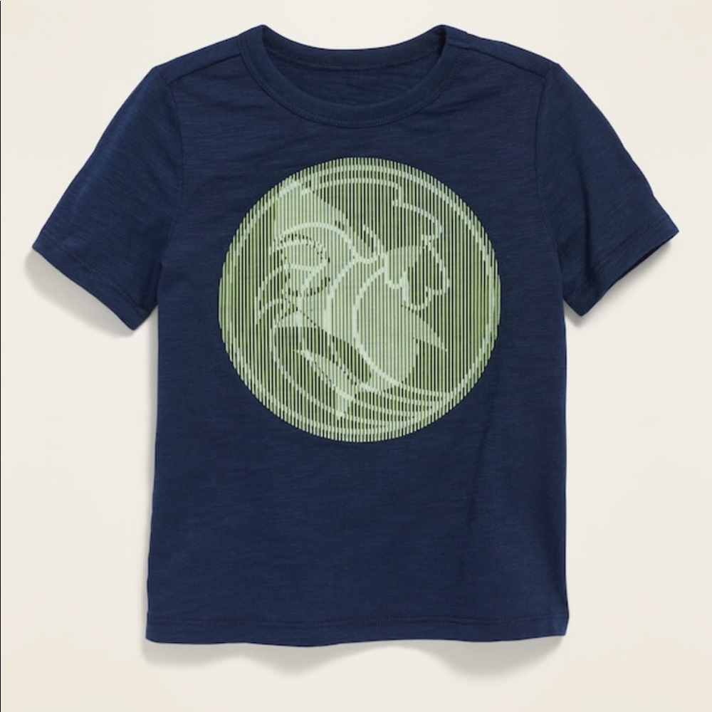 Shark Holographic Slub-Knit Tee for Toddler Boys